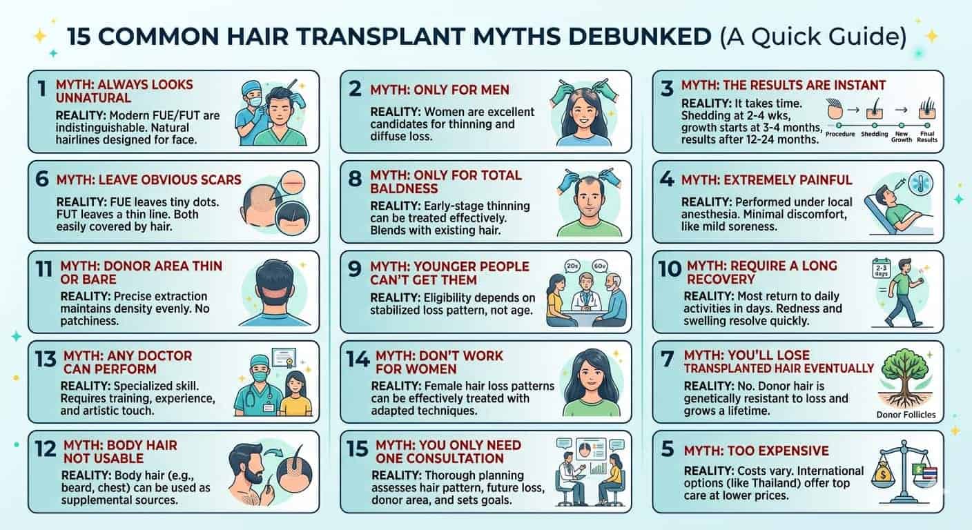 15 hair transplant myths you need to stop believing 4