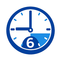 6 hourclock
