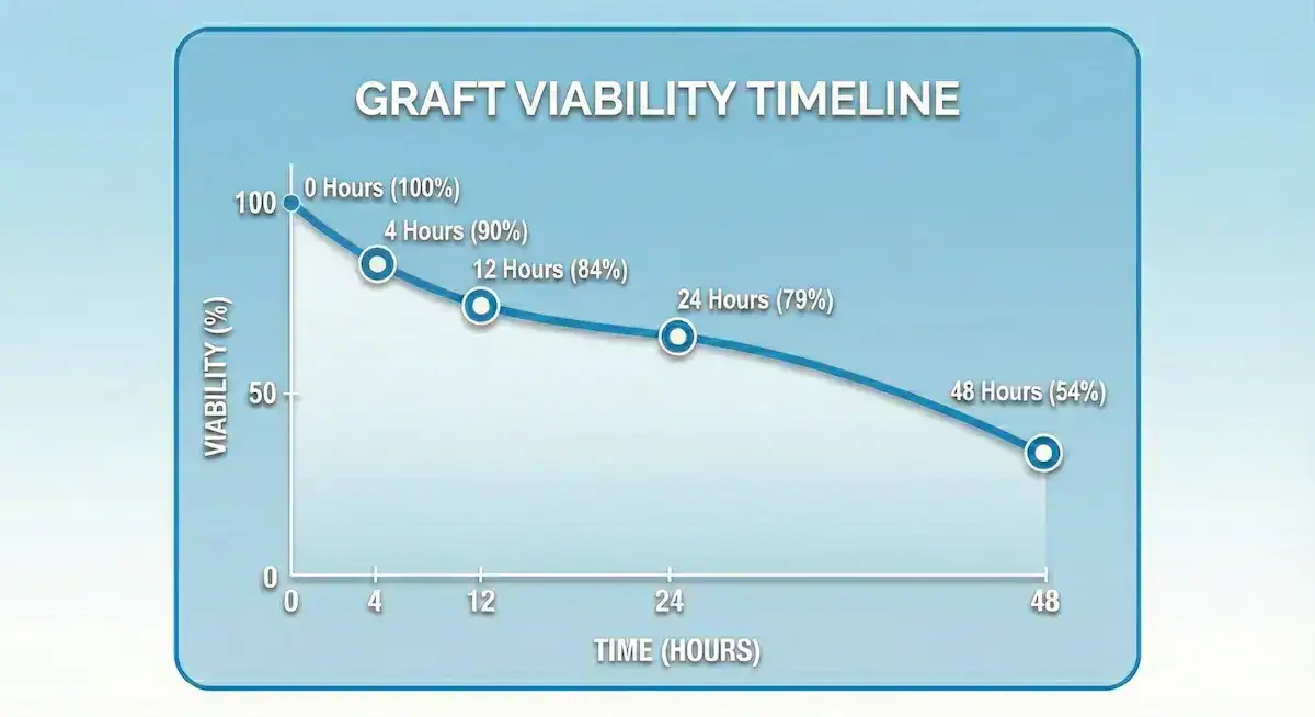 6 hour rule graft viability timeline