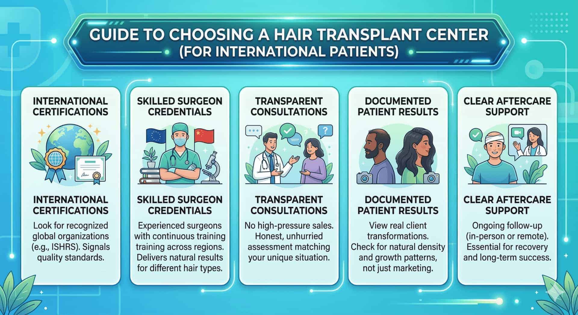 Your Complete Thailand Hair Transplant Guide to Fuller Hair what to look for when choosing a hair transplant center 1920x1047 1