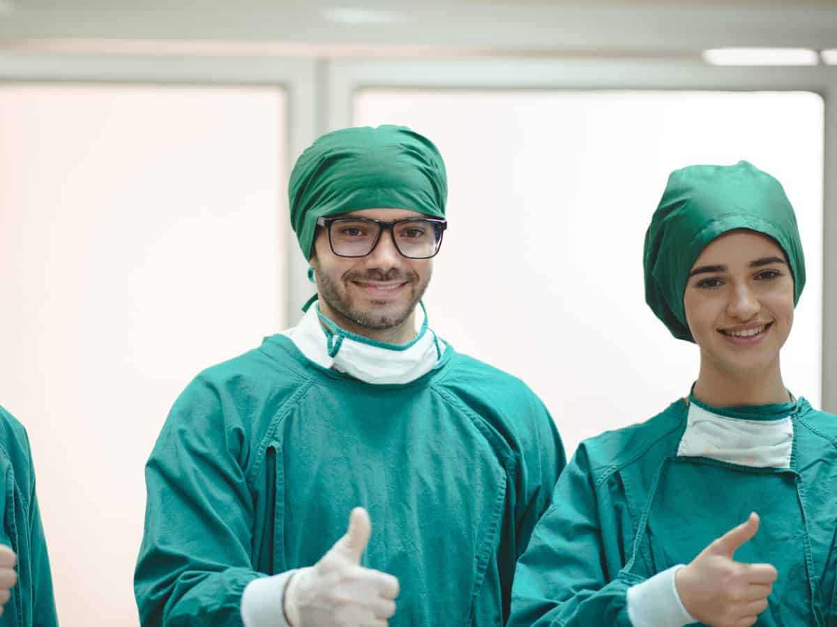 Thailand or Turkey? Compare Hair Transplant Surgeon Quality surgeon doctor team working in operation room at hospital, medical health clinic with specialist